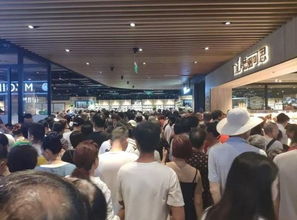 胖东来创始人于东来在店内巡视与员工交谈