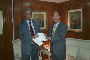 中国外交官与巴基斯坦高层会谈