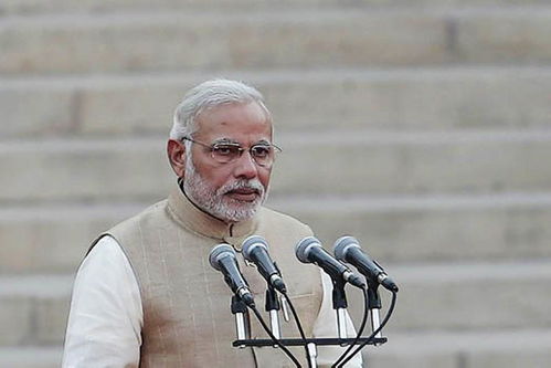 莫迪在美国演讲抗议人群