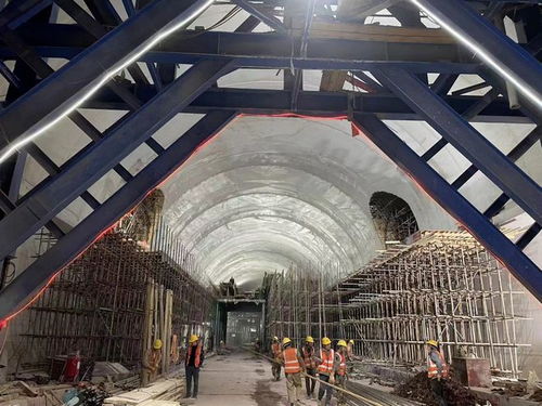 重庆滩子口站施工现场实景图