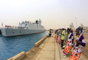 中国海军舰艇在苏丹港口