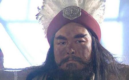 诸葛亮与孟获对峙场景