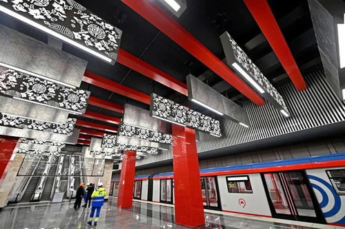 莫斯科中国风地铁站