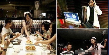 餐厅服务员倒饮料瞬间抓拍