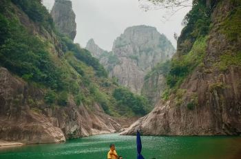 楠溪江事发地点照片