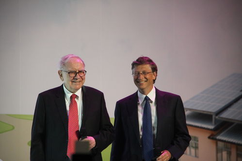 比尔盖茨与巴菲特合影