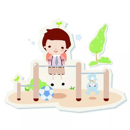 健康饮食生活方式插画