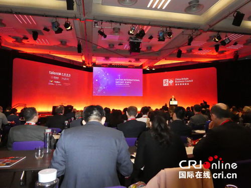 中英商务会议现场