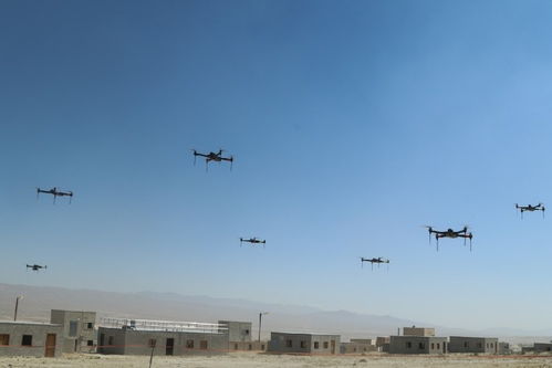 无人机在现代战争中的应用示意图