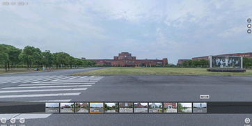 校园入口全景图