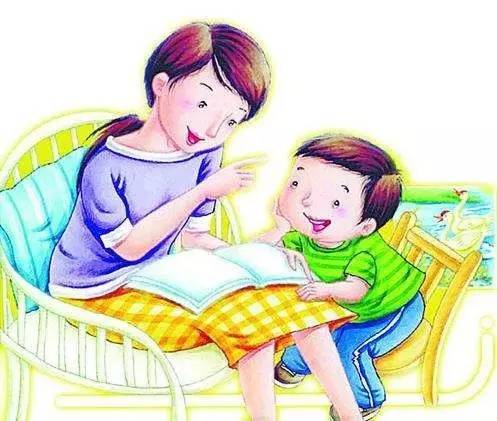 亲子共读互动画面