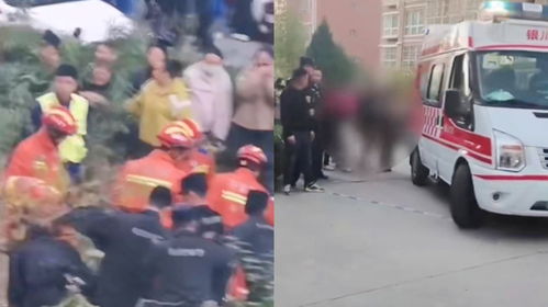 孩子哭闹父亲跳入粪池救援现场图片