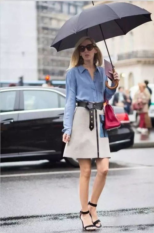 三种不同风格的裙撑叠穿搭配图示