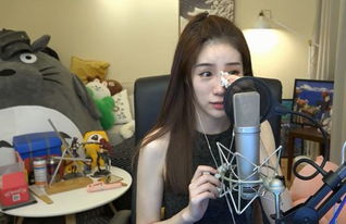 直播间女主播画面