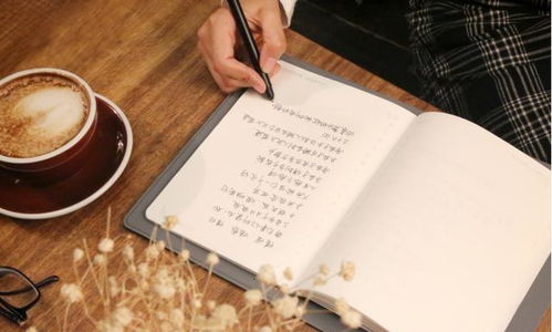 写满文字的手写笔记本