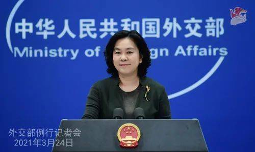 华春莹与丁真在活动现场亲切交流