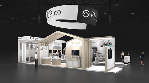 展位上展示的智能家居设备