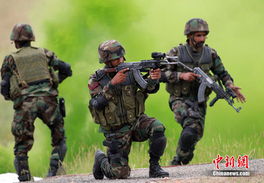 中巴联合反恐演习现场