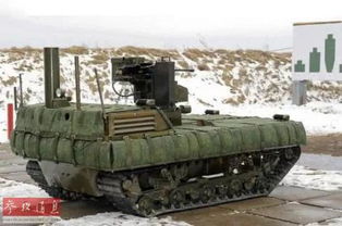 俄军作战机器人方阵