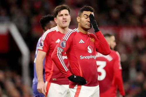 曼联球迷在看台上欢呼庆祝