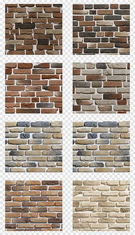 镶嵌在墙上的复古八八方砖图案