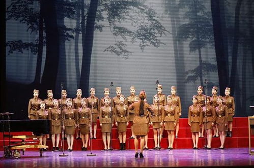 中国军人合唱喀秋莎现场观众欢呼