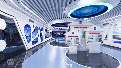 科技企业展厅内部设计图