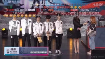 iG对战WE比赛画面