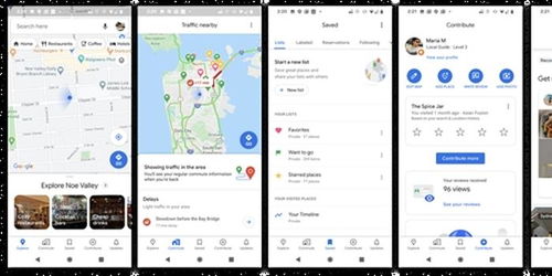谷歌地图界面截图