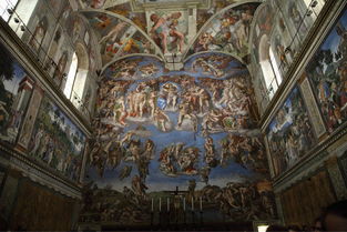 梵蒂冈西斯廷礼拜堂内部场景