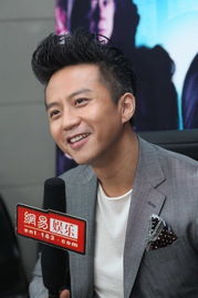 邓超在采访中认真回答问题