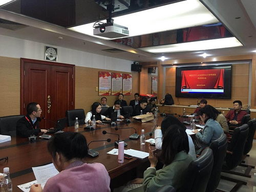 政府部门召开外贸政策扶持会议场景