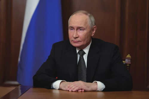 普京在莫斯科发表讲话