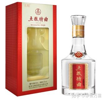 五粮特曲红色礼盒版包装展示图