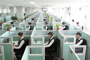 客服中心忙碌场景