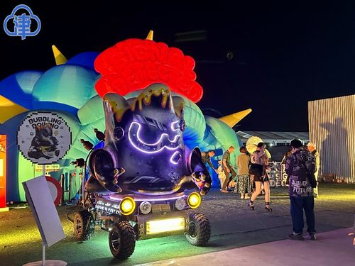 泡泡岛音乐节现场