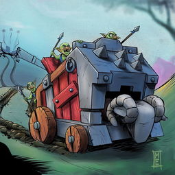 小颗粒作品《甲虫战车》展示图