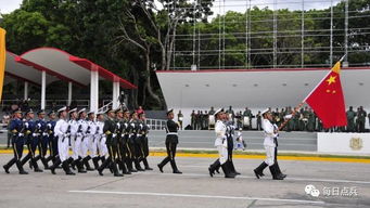 解放军仪仗队在海外执行任务英姿飒爽