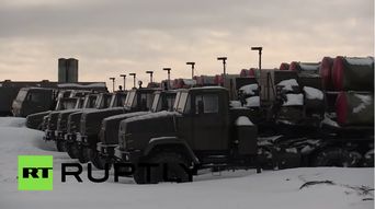 S-400防空系统部署现场图