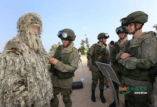 军事演习中展示的现代武器装备