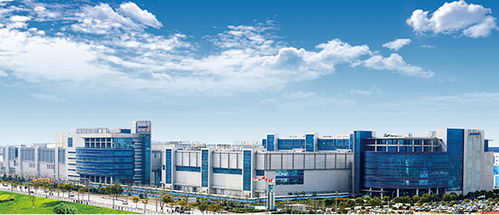 中芯国际工厂外景图