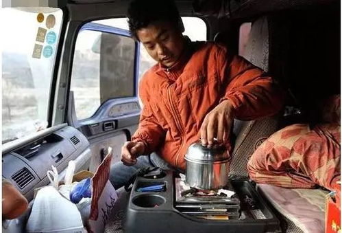 货车司机李先生直播画面截图