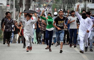 印控克什米尔地区的当地居民生活场景