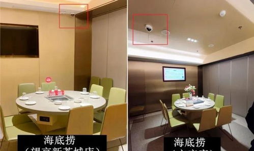 记者手持摄像机闯入餐厅包厢瞬间