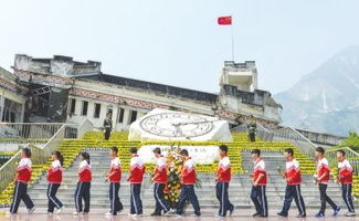 汶川地震纪念活动现场