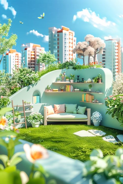 家庭成员在家中避暑场景