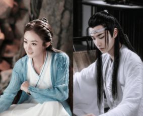 电视剧《折腰》男女主对视画面