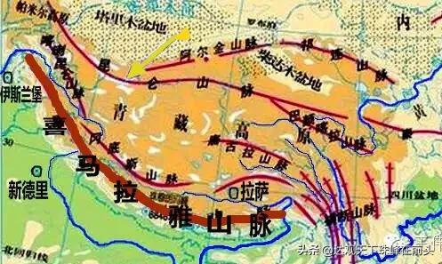 喜马拉雅山脉航拍