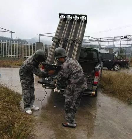 人工增雨作业现场图片