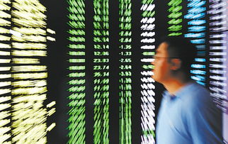 股市行情显示屏特写